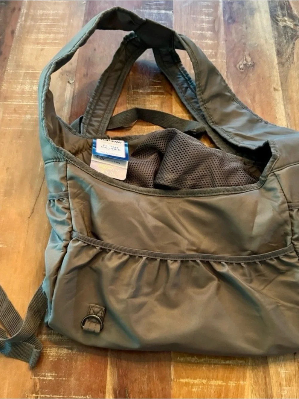Top Paw Dog Cat Front Carrier Gray NWT